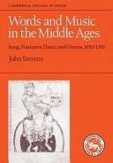 Words and music in the Middle Ages