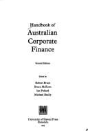 Handbook of Australian corporate finance