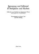 Bewegung und Stillstand in Metaphern und Mythen: Fallstudien zum Verhältnis von elementarem Wissen und Literatur im 19. Jahrhundert (Sprache und Geschichte) (German Edition)