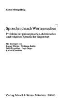 Sprechend nach Worten suchen