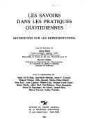 Les Savoirs dans les pratiques quotidiennes
