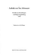 Auftakt zur Ära Adenauer