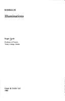 Rimbaud, Illuminations