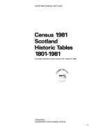 Census 1981 Scotlandhistoric tables 1801-1981