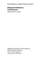 Biophysical methods in food research