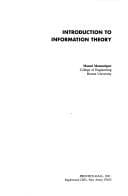 Introduction to informationtheory