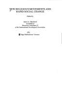 New religious movements and rapid social change