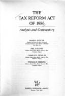 The Tax Reform Act of 1986