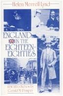 England in the eighteen-eighties