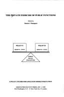The Private exercise of public functions