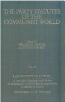 The Party statutes of the Communist world