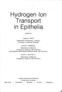 Hydrogen ion transport in epithelia