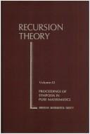 Recursion theory