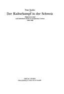 Der Kulturkampf in der Schweiz