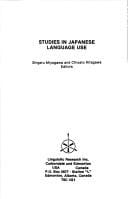 Studies in Japanese language use