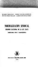 Normalización sindical