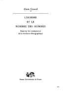 L' homme et le nombre des hommes
