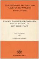Studien zur Österreichischen Erzählliteratur der Gegenwart
