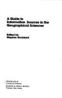 A Guide to information sources in the geographical sciences