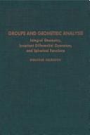 Groups and geometric analysis