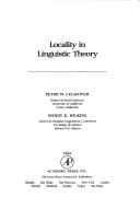Locality in linguistic theory