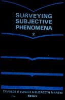 Surveying subjective phenomena