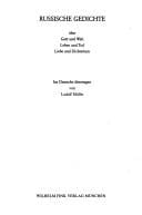 Russische Gedichte über Gott und Welt, Leben und Tod, Liebe und Dichtertum