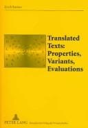 Translated texts: properties, variants, evaluations