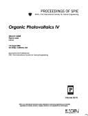 Organic photovoltaics IV