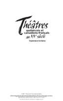 Théâtres québécois et canadiens-français au XXe siècle