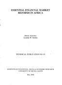Essential financial market reforms in Africa