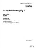 Computational imaging III