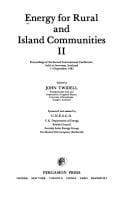 Energy for rural and island communities, II