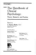 The handbook of clinical psychology