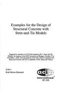 Examples for the design of structural concrete with strut-and-tie models