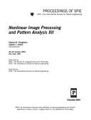 Nonlinear image processing and pattern analysis XII