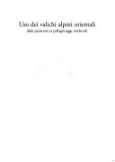 Uso dei valichi alpini orientali dalla preistoria ai pellegrinaggi medievali