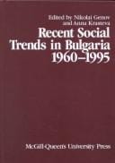 Recent social trends in Bulgaria, 1960-1995