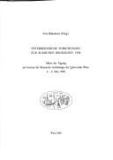Österreichische Forschungen zur ägäischen Bronzezeit 1998