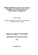 Strengthening Ghana's financial market