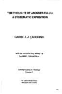 The thought of Jacques Ellul