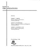 Readings in organizations