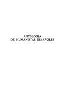 Antología de humanistas españoles