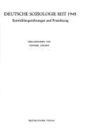 Deutsche Soziologie seit 1945