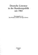 Deutsche Literatur in der Bundesrepublik seit 1965