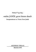 Stehn JANDL gross hinten drauf: Interpretationen zu Texten Ernst Jandls (German Edition)