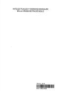 Intelectuales y ciencias sociales en la crisis de fin de siglo