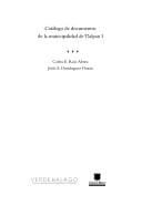 Catálogo de documentos de la municipalidad de Tlalpan