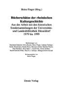 Bücherschätze der rheinischen Kulturgeschichte