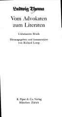 Vom Advokaten zum Literaten